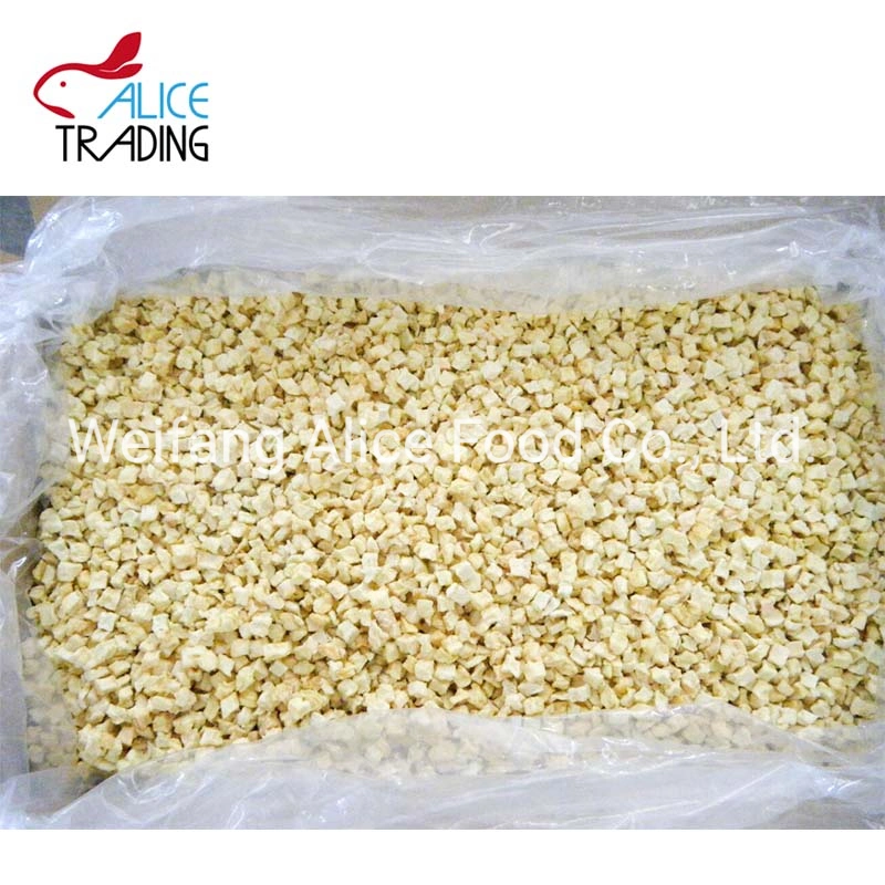 China Wholesale/Supplier bocadillos saludables conservas de frutas manzana deshidratada Dried Apple cubos