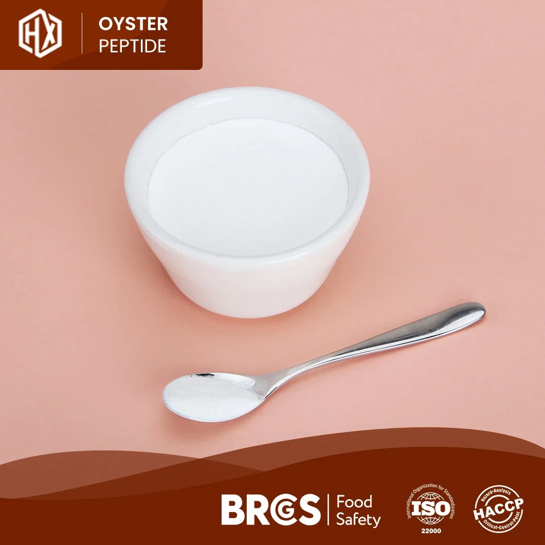 Haoxiang High Purity Organic Oyster Protein Peptide Powder Plant Extract Oyster Peptide Wholesale/Supplier Custom Oyster Collagen Peptide Powder for Energy Supplement