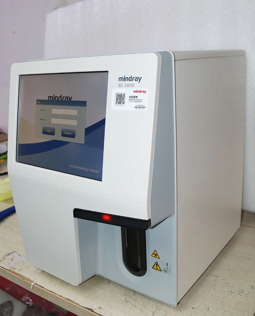 Mindray BC-5000vet Auto 5 Part Hematology Analyzer Veterinary CBC Blood اختبار الماكينة