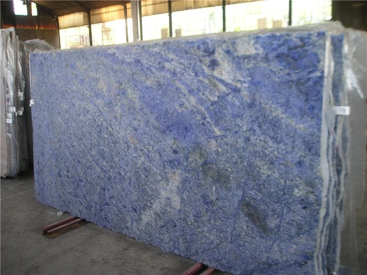 Blue Slab Sodalite Blue Jasper Precious Stone Marble Azul Bahia Semi Luxury Stone