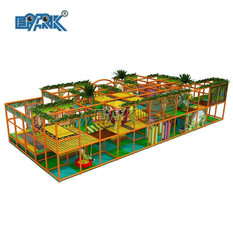 Parque temático para niños Jungle Equipo de juegos de recreo interior comercial