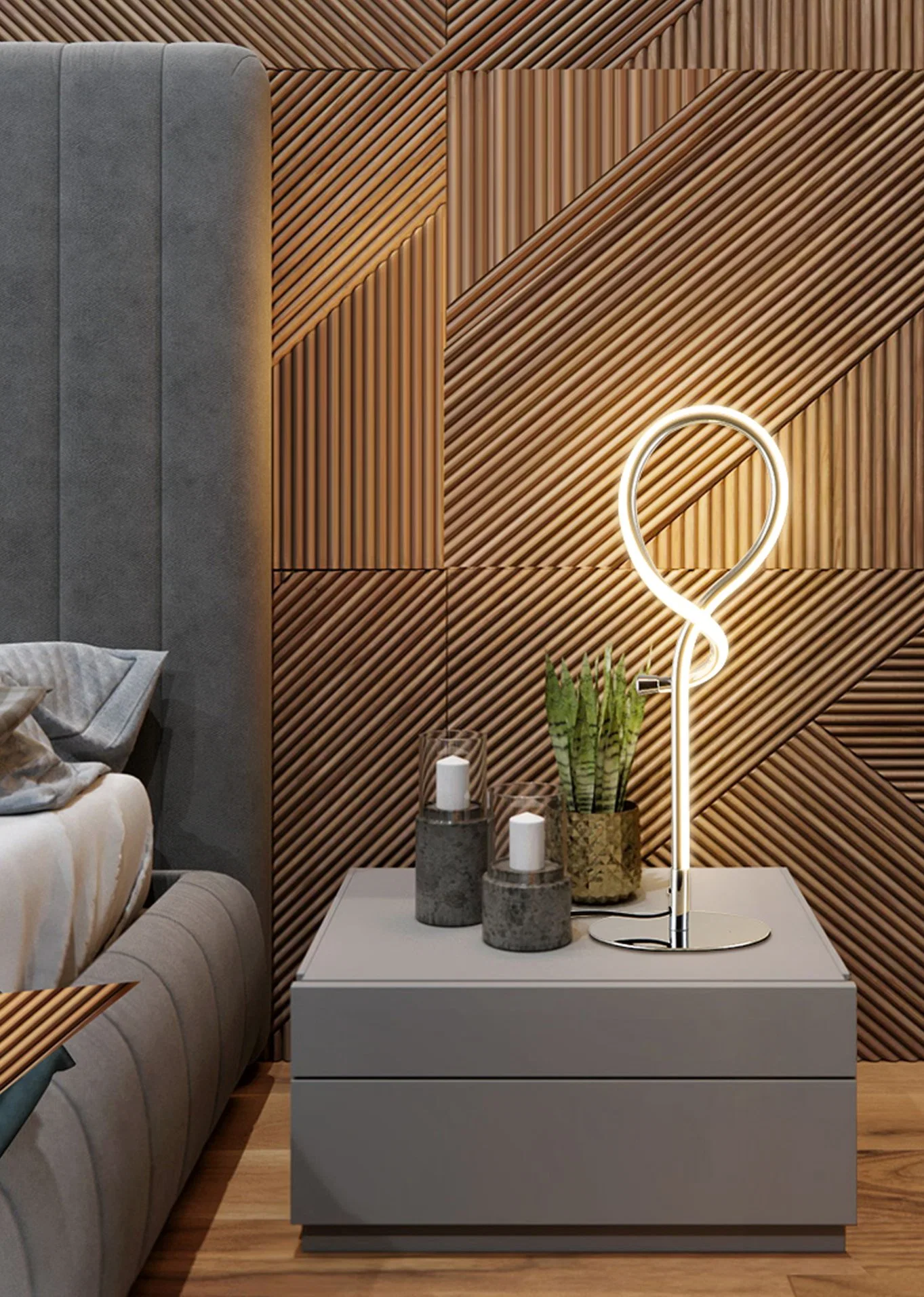 Modern Bedroom Lighting Table Acrylic Modern Lamp Floor Lamp