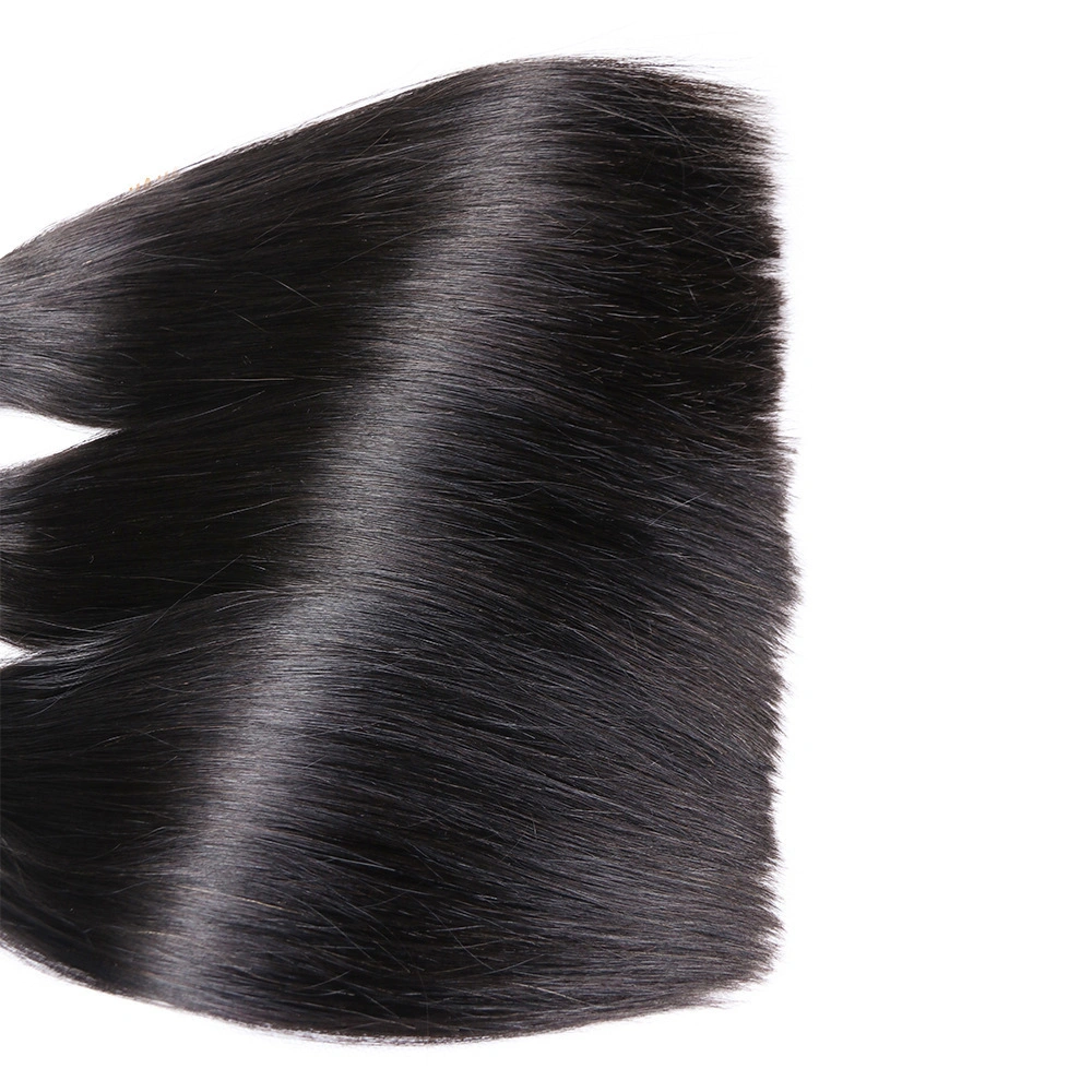 100% Human Virgin Wholesale/Supplier Natural Unprocessed Double Drawn Hair Wefts