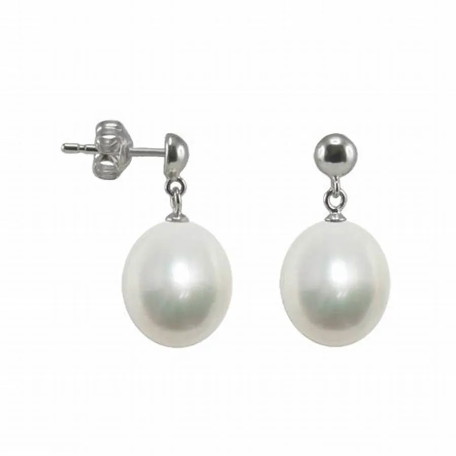 925 Sterling Silver Freshwater Pearl Earrings Jewelry