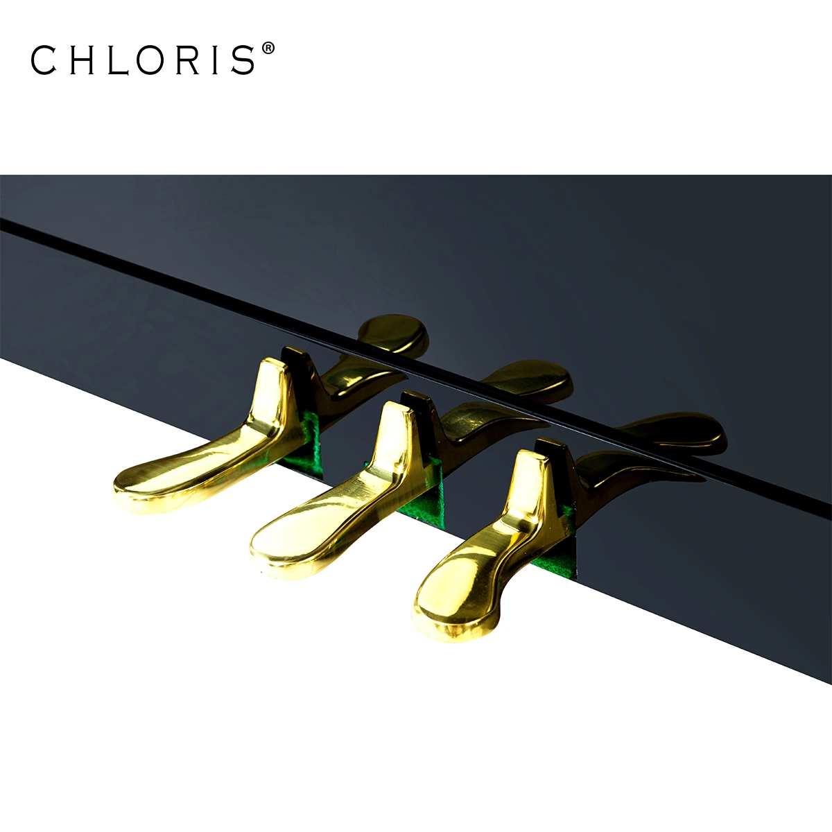 Chloris instrumentos musicales piano vertical clave 88 Negro HU110cm.