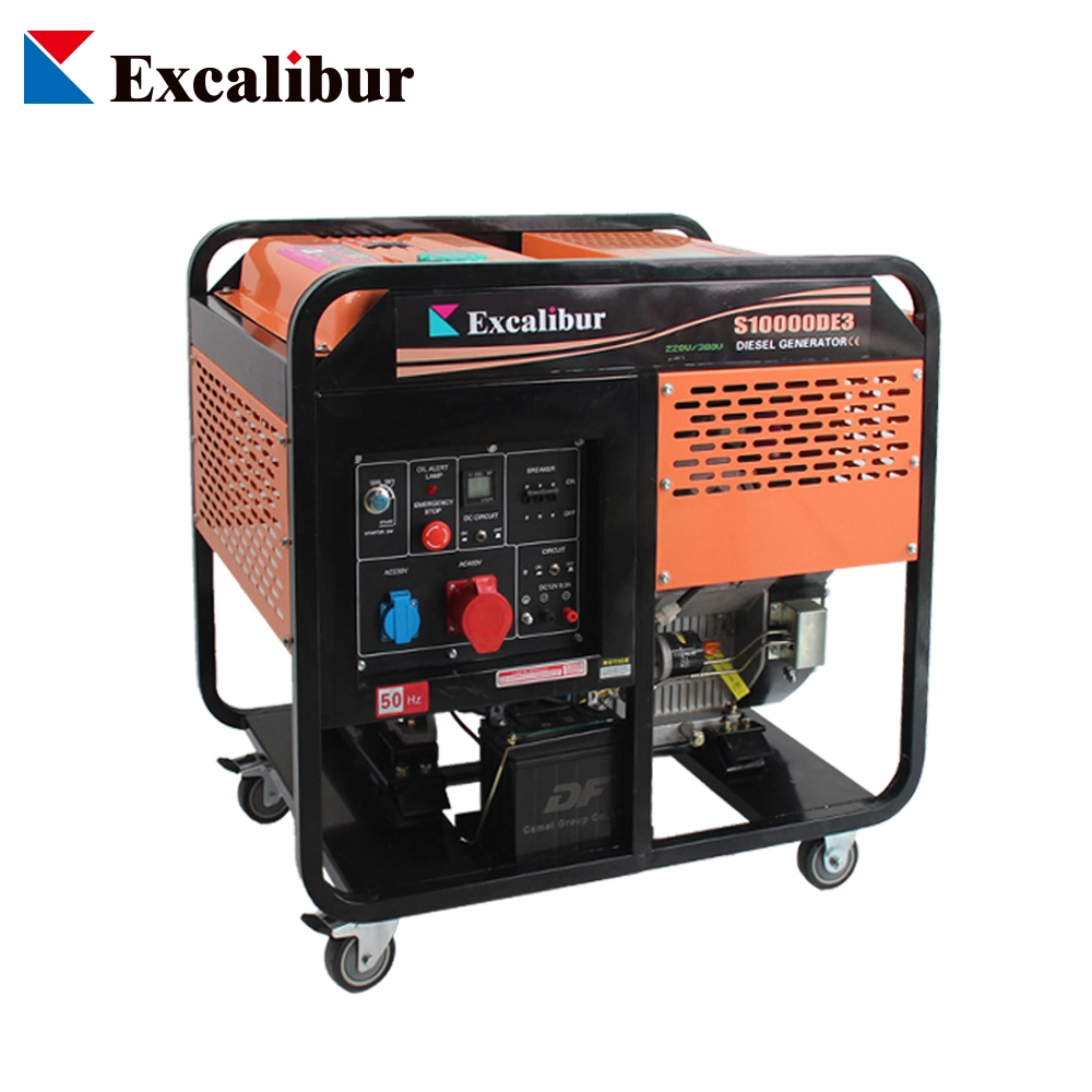Excalibur Diesel Generator for Construction Works Home Use Portable Type Transporte fácil