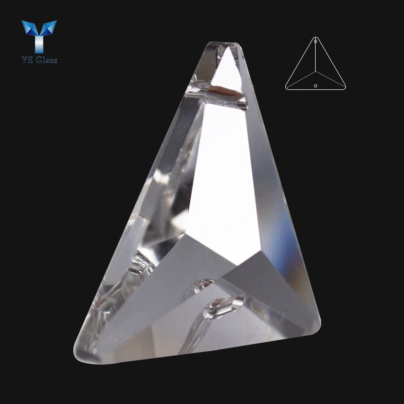 Wholesale/Supplier Crystal Triangle Sew on Glass Beads