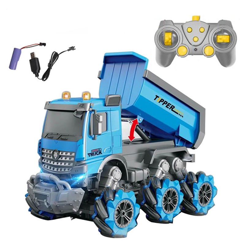 2,4G RC Engineering Dump Truck Spielzeug 1: 14 Fernbedienung Kipper LKW Radio Control Bagger Spielzeug Kinder Radio Control Truck mit Licht &amp; Ton