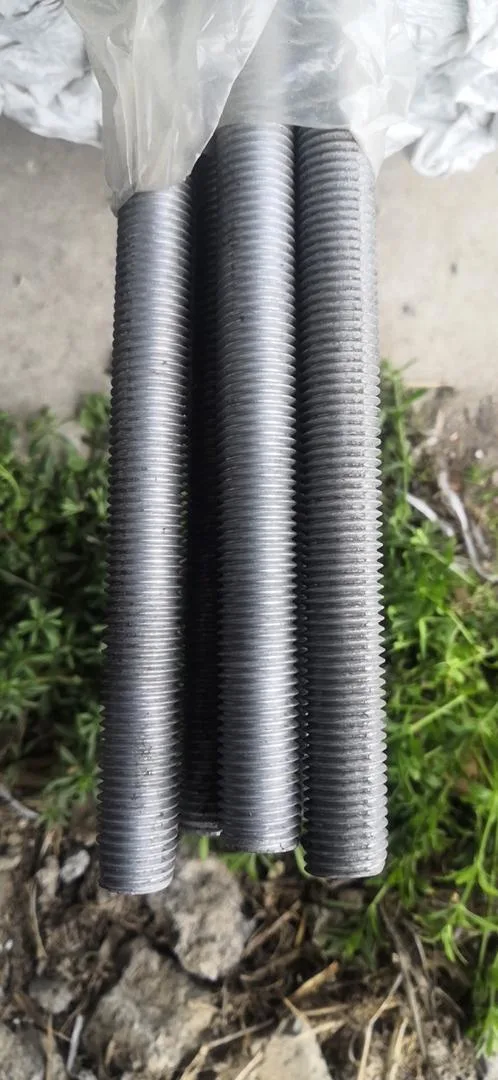 5/16 la varilla de acero inoxidable PTFE M30 M8 DIN 976 zinc galvanizado en caliente la norma ASTM 307 Varillas roscadas