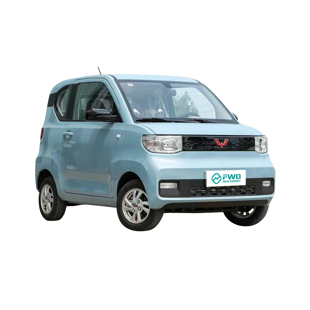 Preço barato Wuling Mini EV Car 3 portas 4 lugares Veículo elétrico usado com autonomia de cruzeiro de 170 km