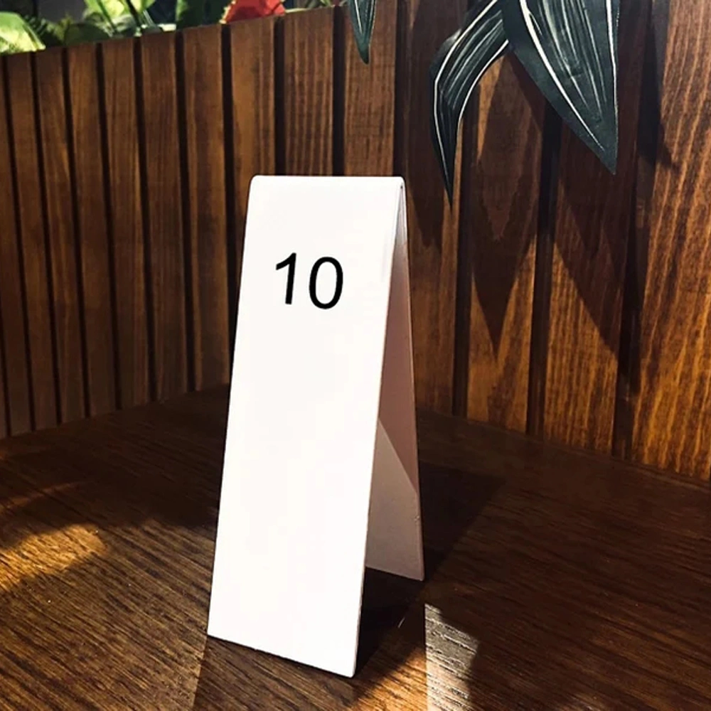 Custom Minimalist Wedding Numbers, Table Number