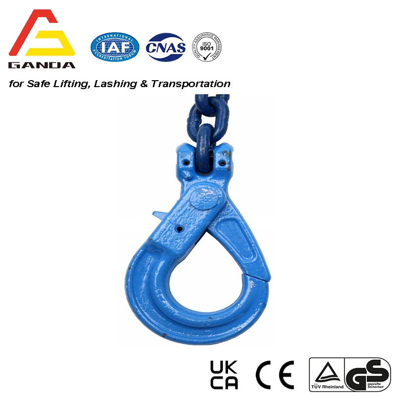 G100 Chain Lifting Sling Two Leg Chainsling C/W Safety Hooks