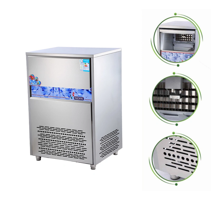 Commercial Ice Maker Machine Industrial Use 90kg Ice Making Machine Ice Block Machine for Kitchen