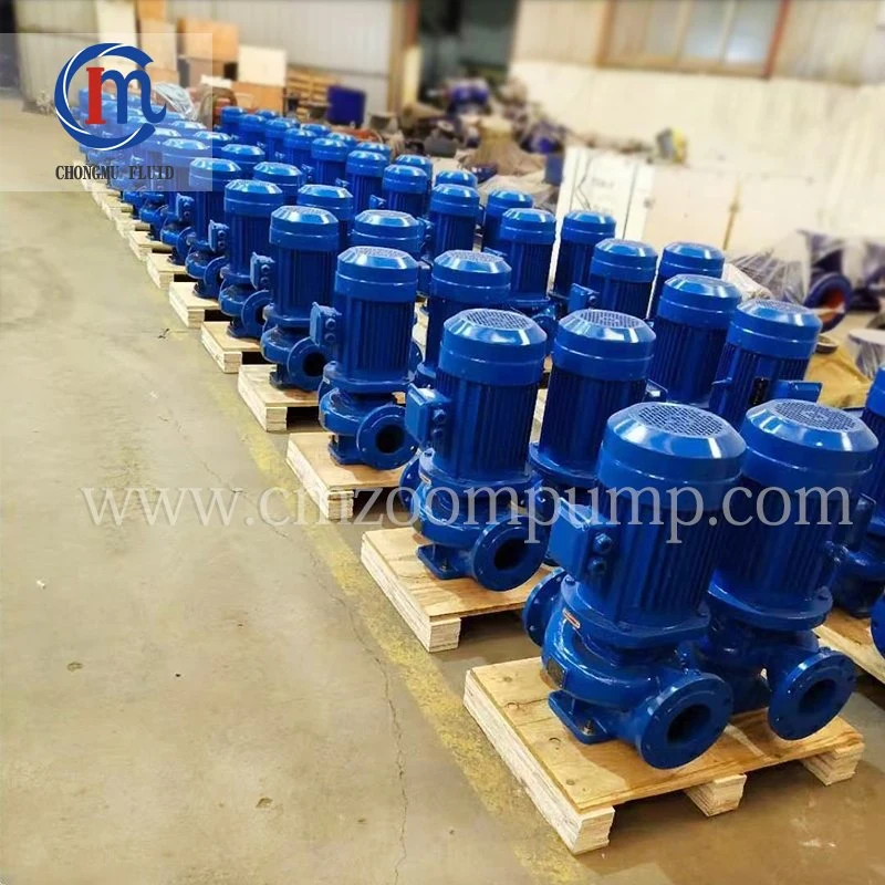 Isg Vertical Bronze Impeller Inline Pipeline Centrifugal Single Stage Water Monoblock Pump