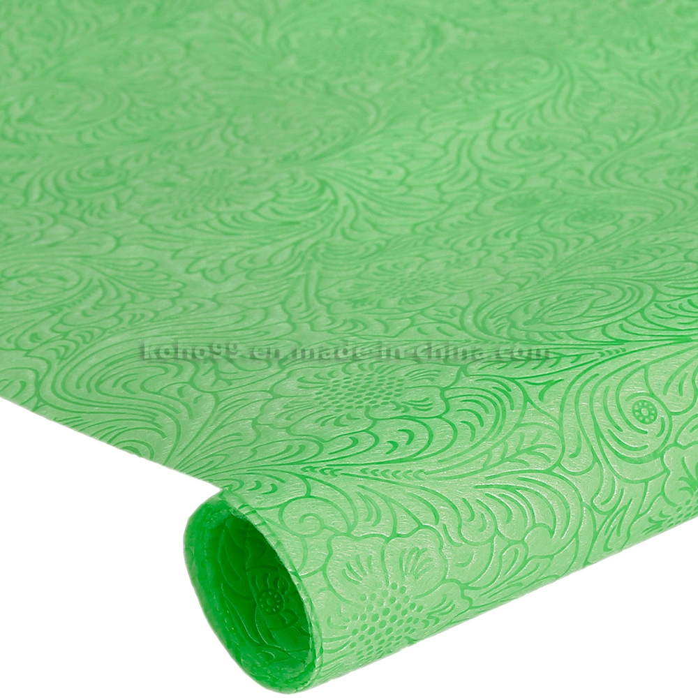 Green Nonwoven Flower Embossed Nonwoven with CE