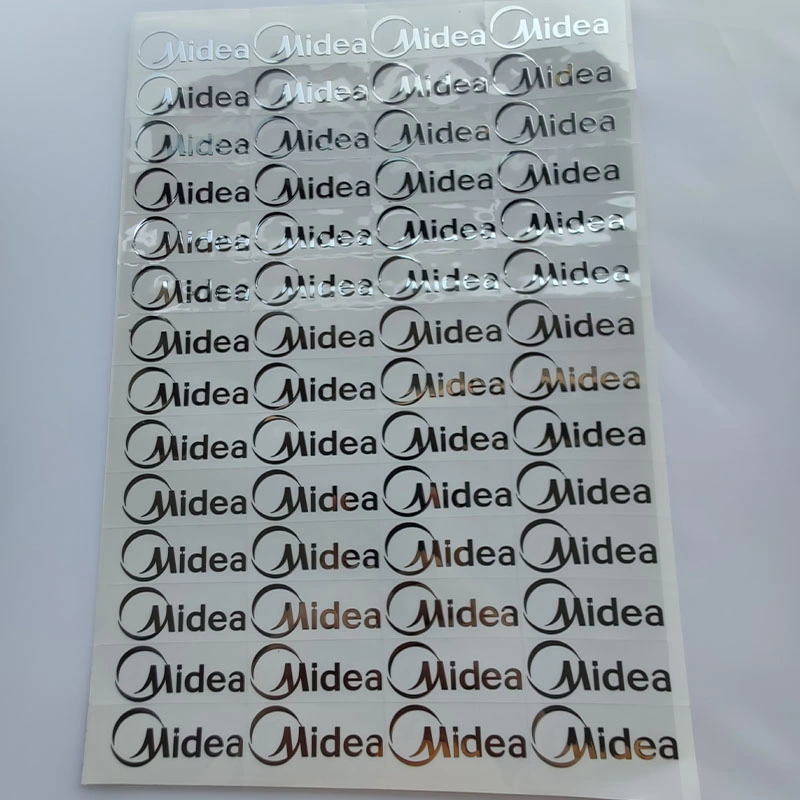 High quality/High cost performance  Self Adhesive Customized Logo Electroforming Nickel Metal Sticker Label