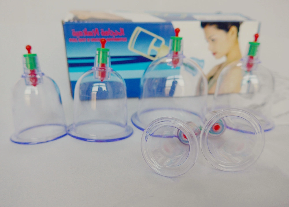 Chinese Plastic Acupuncture Vacuum Massage Cupping Set 18 Cups