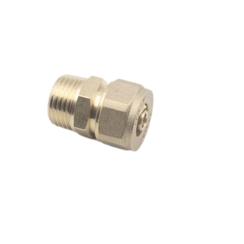 Brass Quick Connect Hose Fittings Wall Plate Elbow Fittings