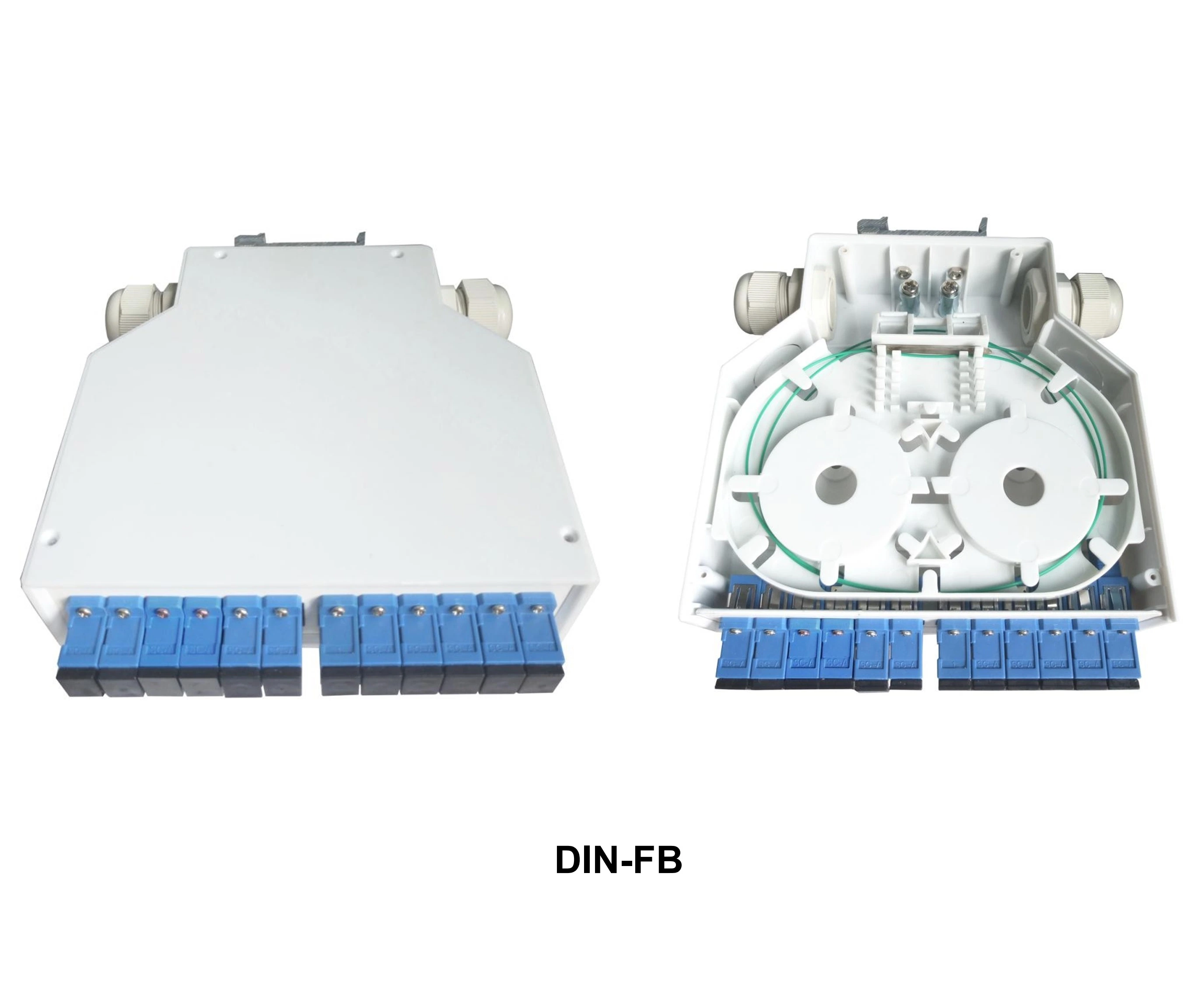 Optical Fiber Terminal Box DIN Rail Fiber Optic Terminal Box Rack