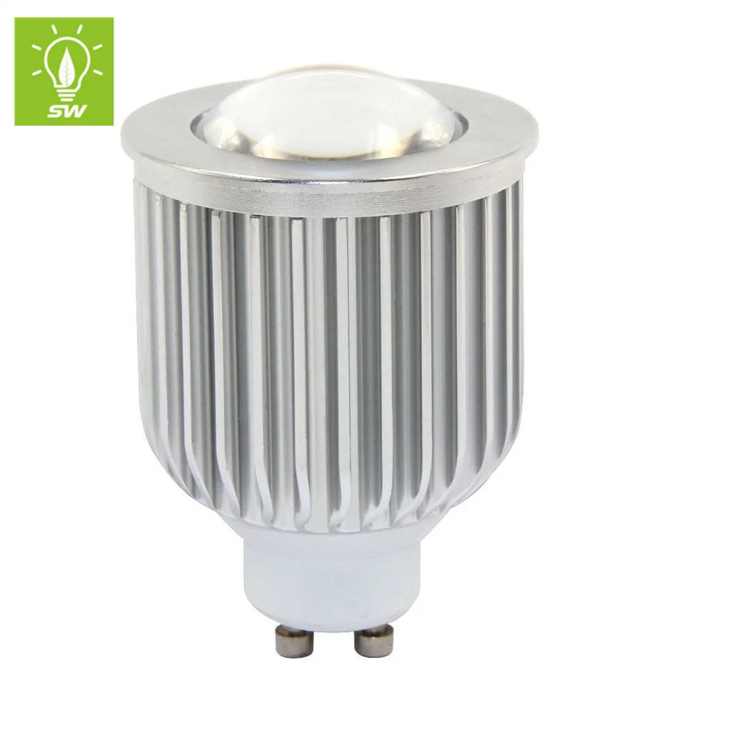 Luz LED de luz LED de luz de foco LED de ERP EMC LED 3W 5W 7W MR16 GU10 APROBADO POR SMD COB Foco LED atenuable