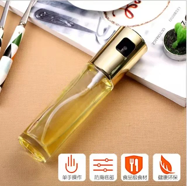 Oilve Oil 100ml Spray Bottle Salad BBQ Kitchen Cooking Spray Oil Vinegar Bottle Glass Oiler Spot Kitchen Spray Bottle