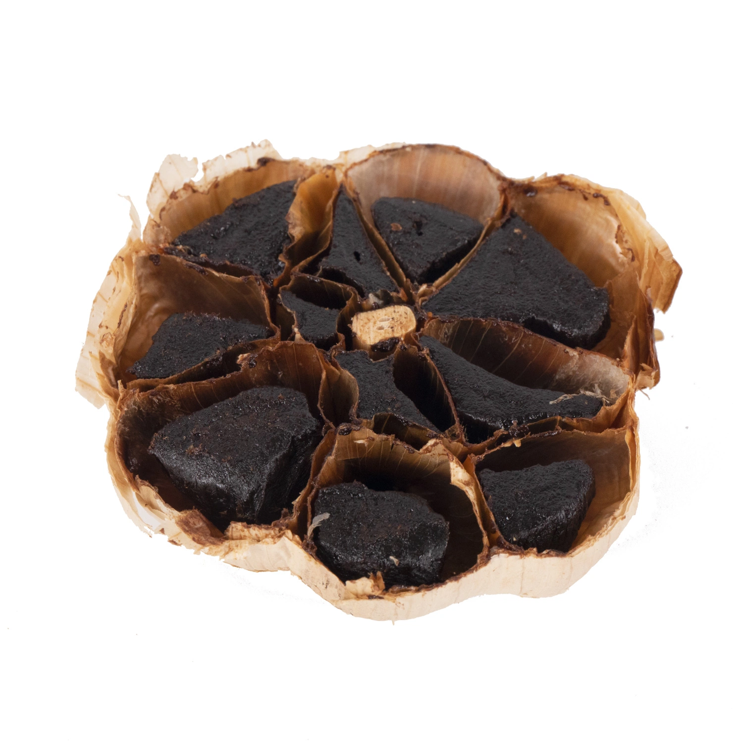 Peeled Multi-Cloves and Single Clove Black Garlic in Can Packing