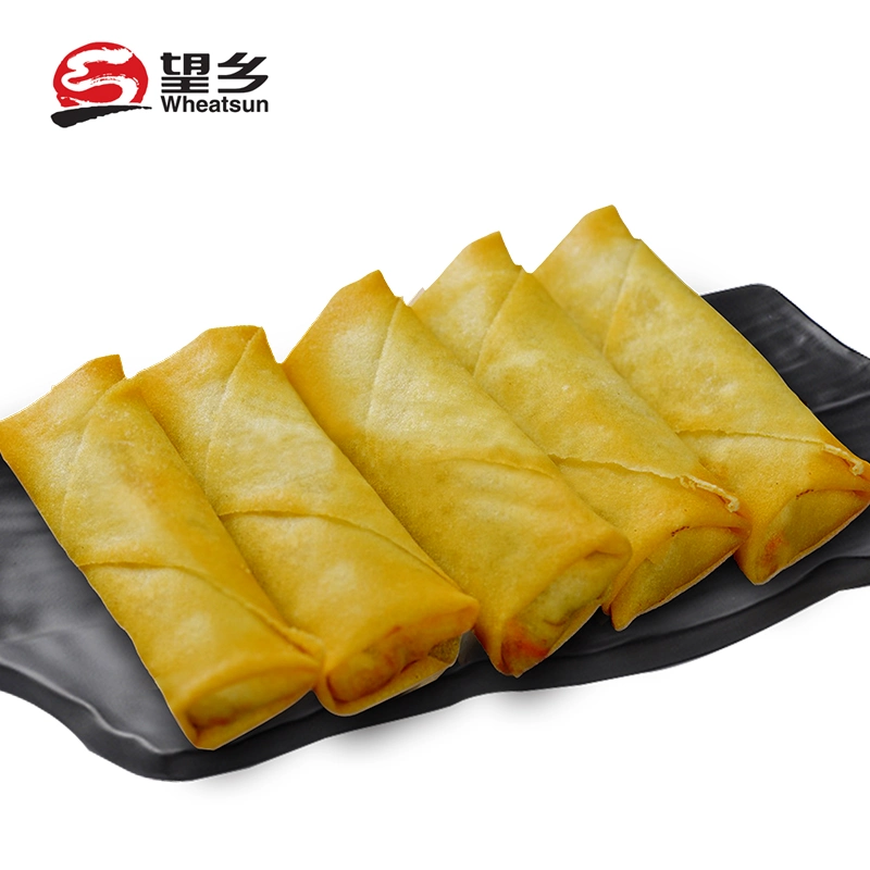 La comida China Contonese Inicio congelado de vegetales pequeños rollos de primavera vegano Pastelería de envoltura