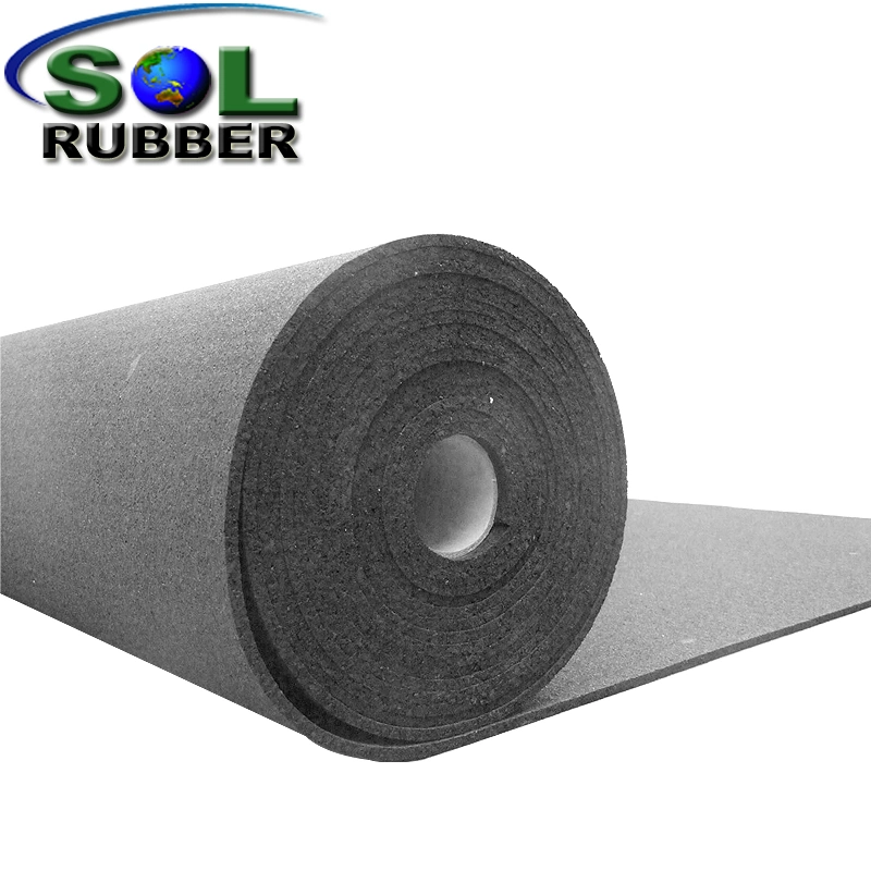 Sol Rubber Anti Shock Underlay Cork Rubber Flooring
