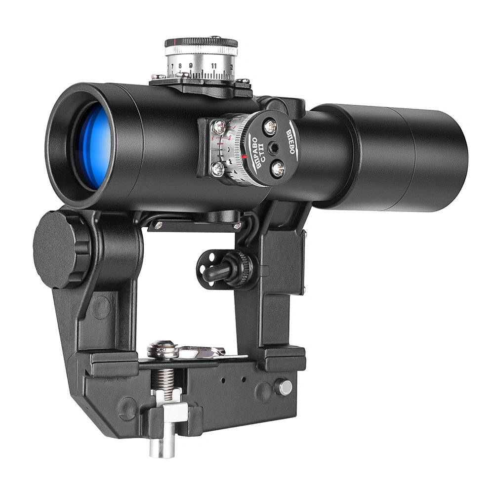 Spina optique 1x30 Compact Red Dot Sight Scopestactical chasse Portée optique de mettre en place du style à montage latéral