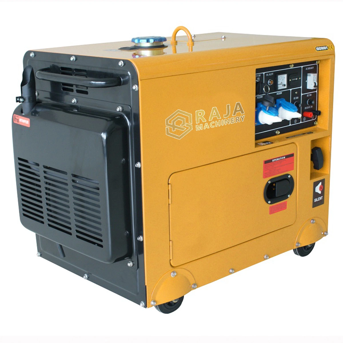 Faible bruit 8.5HP 50HZ 5KVA 5KW portable 5000W générateurs silencieux pour la vente