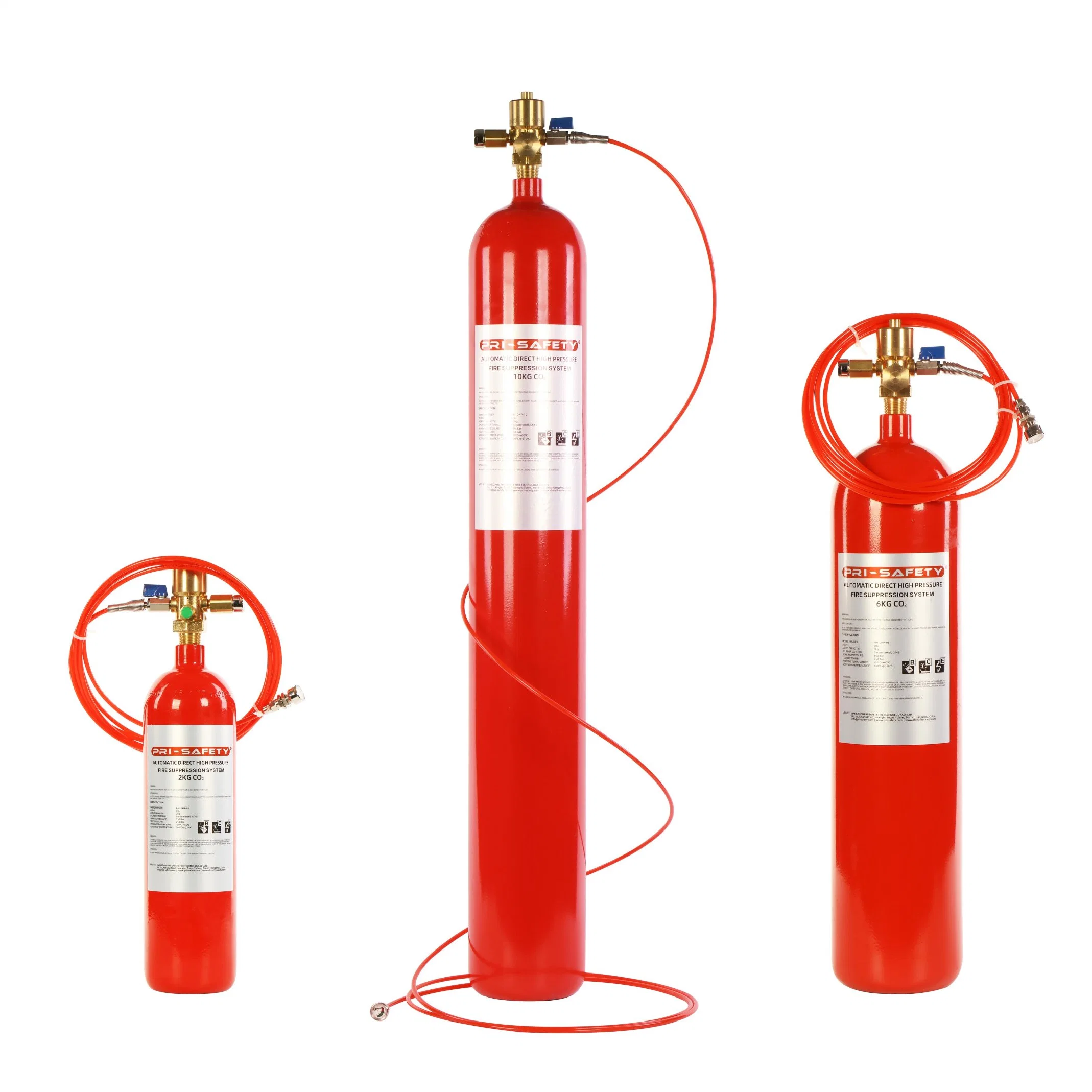 2kg 6kg 10kg Automatic CO2 Fire Extinguisher System From Factory