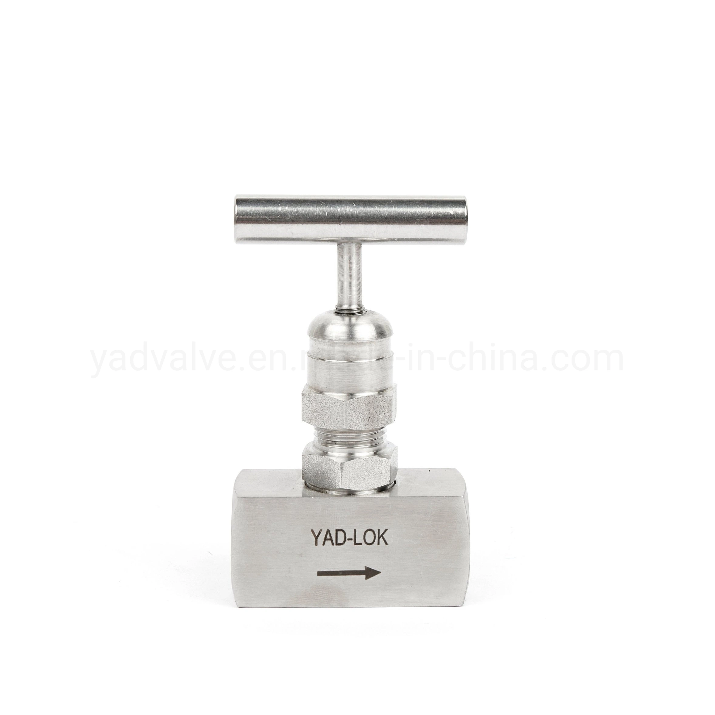 High Temperature Thread Stainless Steel SS304 SS316 Forged Female Needle Valve