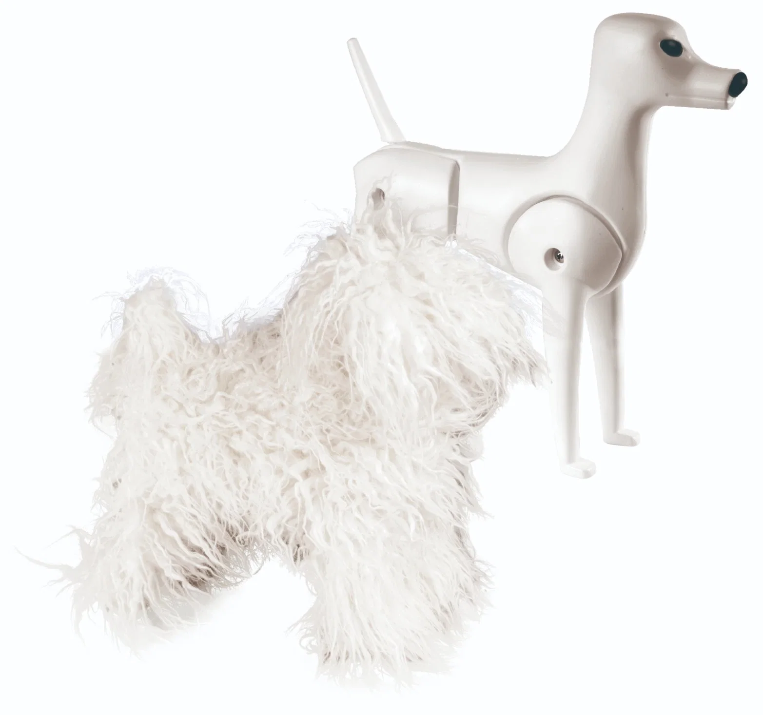 L'outil de toilettage de cheveux chien ours en peluche de mannequin de salon de toilettage pour animaux de compagnie