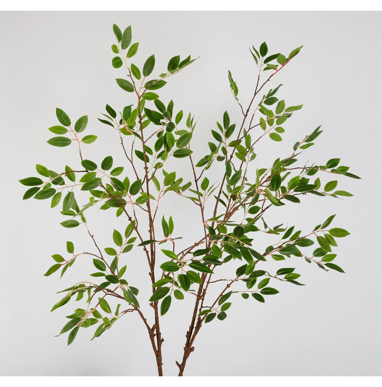 Artificial Branches 3D Enkianthus Perulatus Japanese Leaves Real Touch Greenery for Hometable Decoration