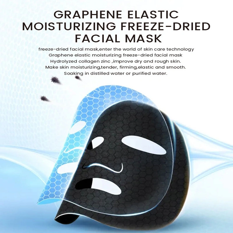 Private Label Freeze-Dried sin conservante Collagen Sheet Mask Facial