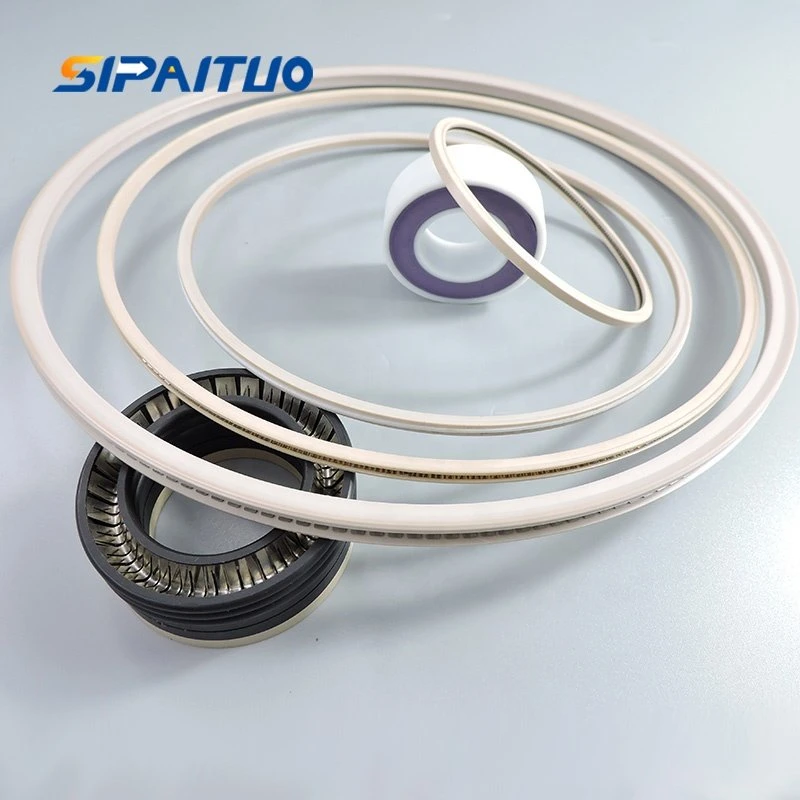 Muelle de PTFE energizado OEM/PTFE junta estática con certificado ISO9000