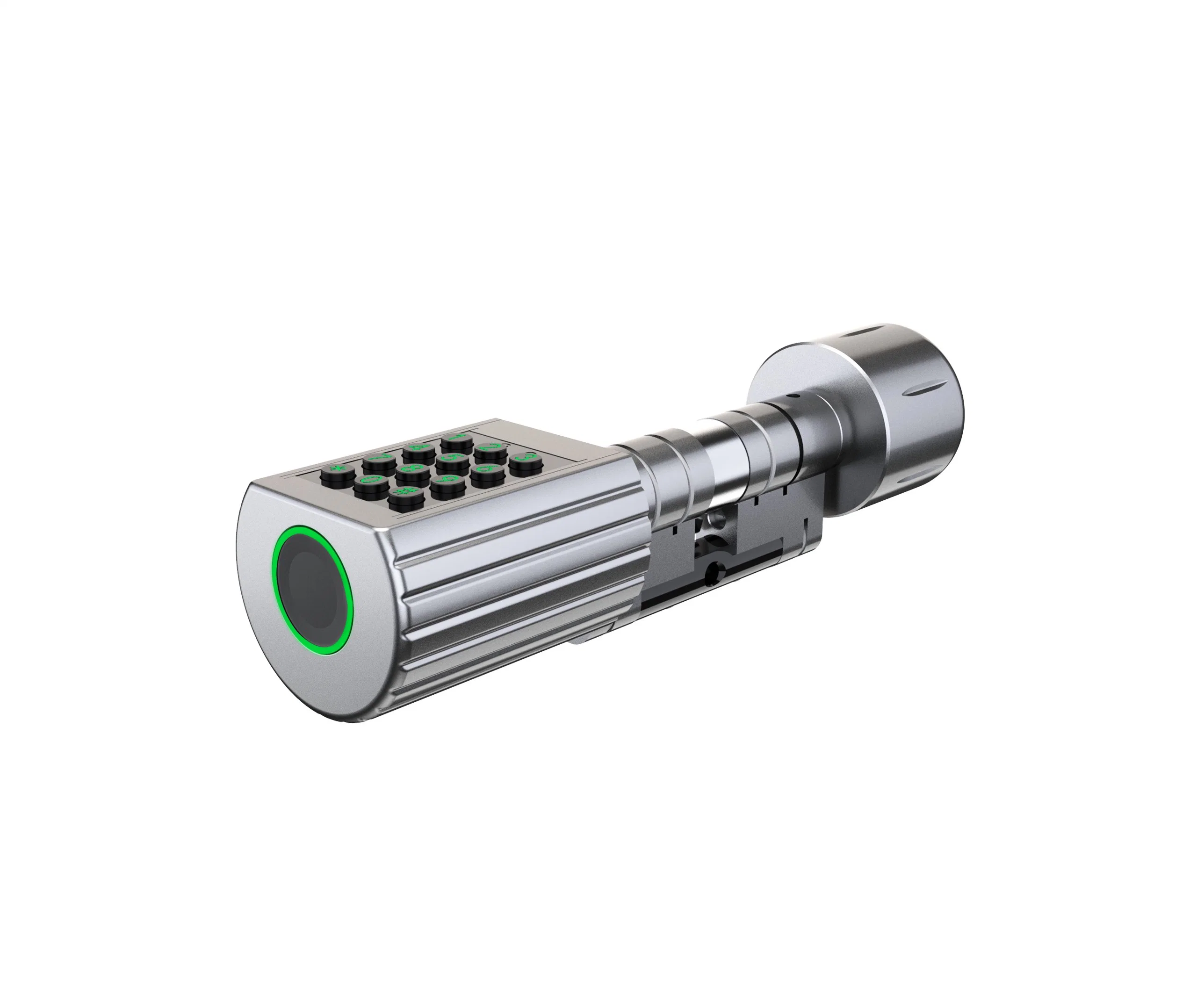 Jixin Tuya Bluetooth Aluminum Alloy Electronic Cylinder Work with Fingerprint and Keycard