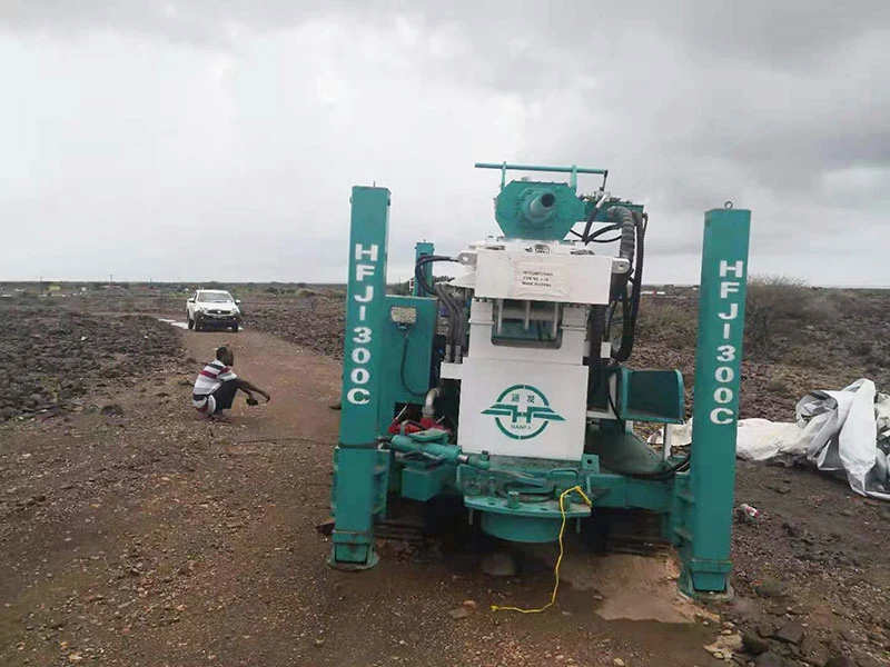 Hfj300c 93kw Power Wasserbrunnen Bohrmaschine für den Ingenieurbau Grundlage