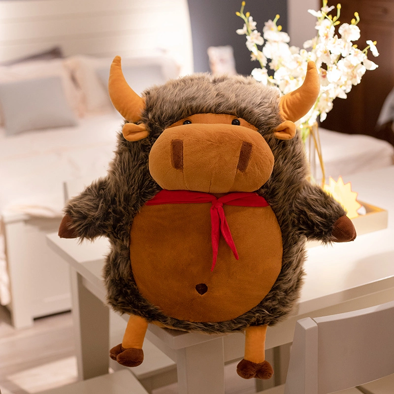 Cute Animal Version Cow Devil King Toy Comfort Plush Toy Children Birthday