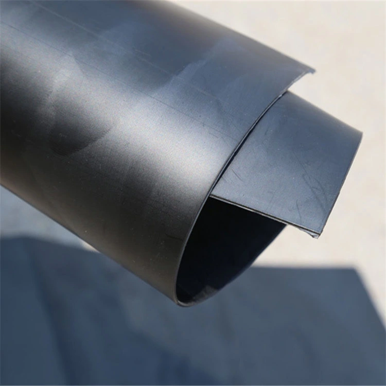 0.5mm 0.75mm Black Film Smooth Surface HDPE Geomembrane for Water Tank Swimming