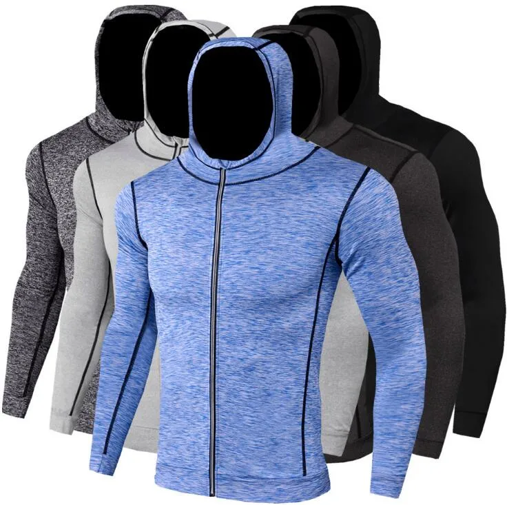 Encaixe Super Dry 100% poliéster Blusa com capuz para homens leve agasalho para desportos de ginásio Tracção Incorporada executando o desgaste de Treinamento de boxe