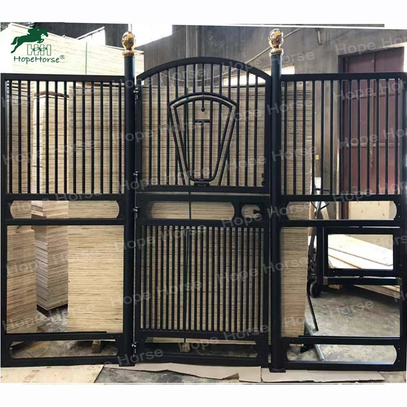 Galvanized or Powder Coated Permanent Indoor and Outdoor Horse Stall Equipment