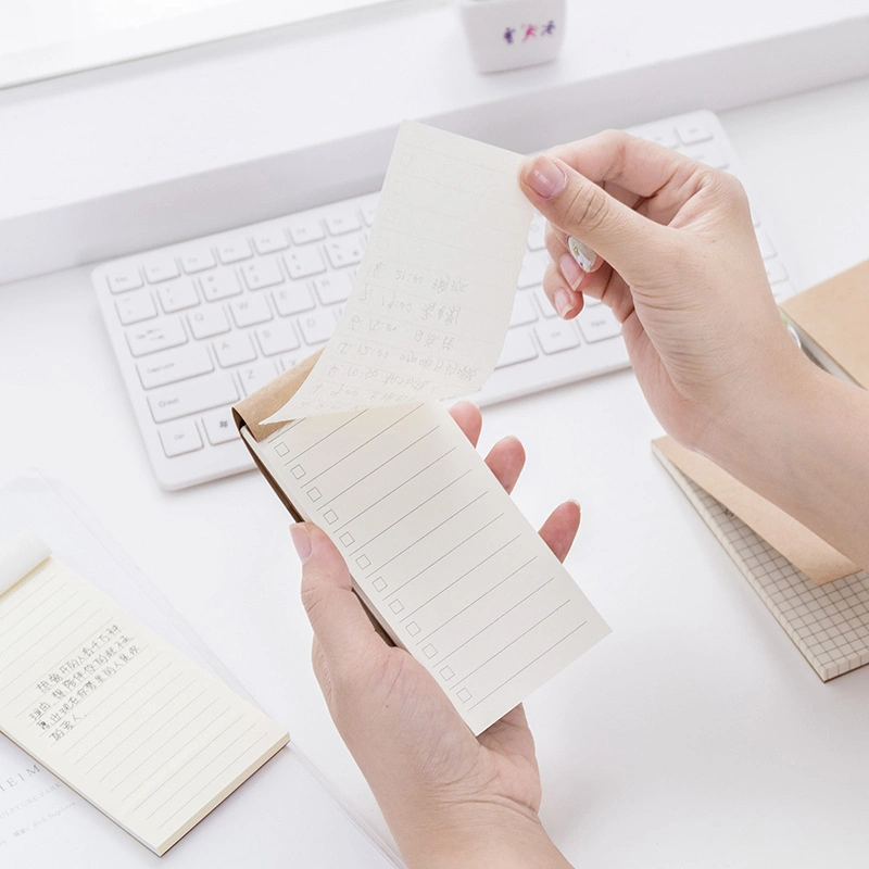 Großhandel/Lieferant Größe Kraftpapier Abdeckung Kleber auf Top Pocket Plan Liste Mini Notebook-Druck