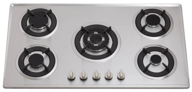 CE New Design Built in 5 Burner Gas Stove