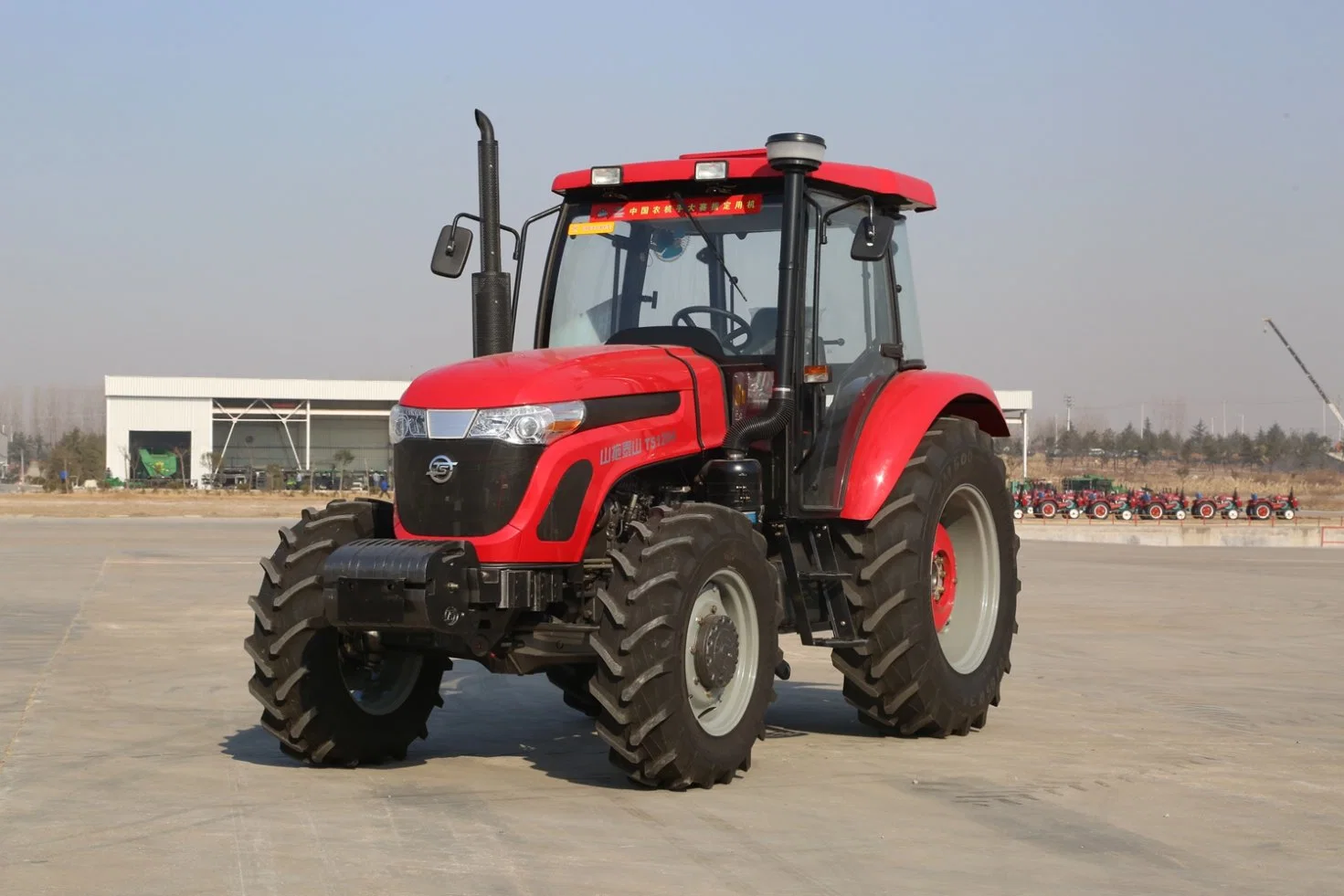 WUZHENG Tractor TS NS604 60Cv 4WD de granja y la agricultura