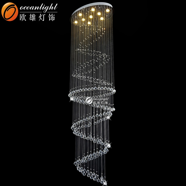 Techo modernas araña de cristal, la nueva lámpara colgante para decoración Iluminación (OM88574-80 50)