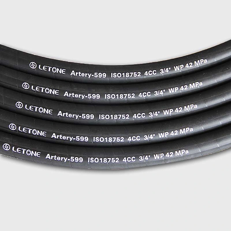 Lt691 Ultra-Low Temperature Steel Wire Braided Hydraulic Rubber Hose