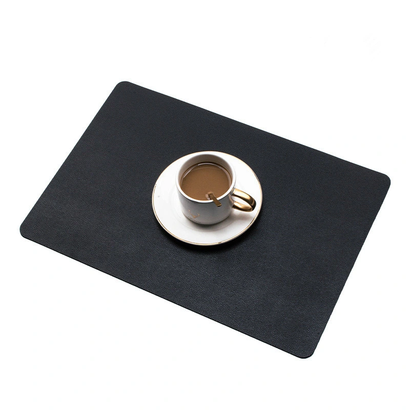 Doule Side PU Leather Mats Custom Size Faux Leather Placemat