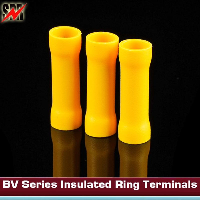 BV Series Insulated Ring Terminals/Ring Terminals/Pre Terminal-RV Terminal Crimp Cable Lug Power Terminals/BV Series Insulated Butt Terminals