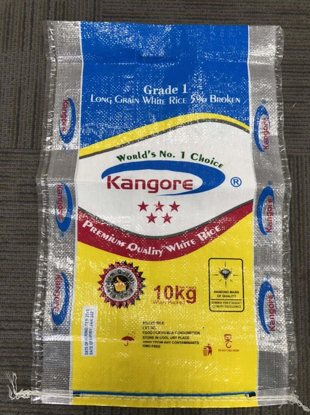 100% Virgen Nueva 25kg 50kg BOPP Bolsa tejida de pollo ganado Fertilizante para pienso Agricultura Química PPA Empaque Sack